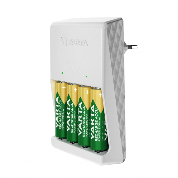 Varta Stekkerlader, inclusief 4x AA 2100 mAh Varta Stekkerlader, inclusief 4x AA 2100 mAh