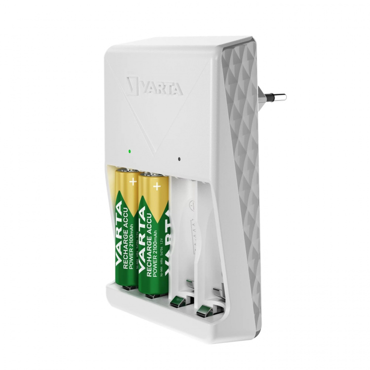 Varta Stekkerlader, inclusief 4x AA 2100 mAh Varta Stekkerlader, inclusief 4x AA 2100 mAh