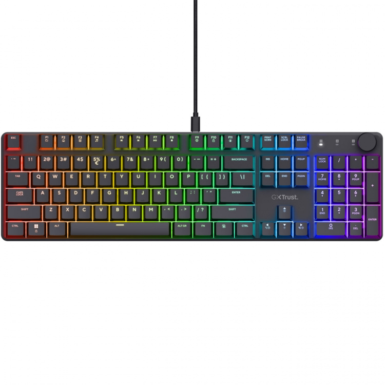 Trust GXT 866 Torix Mekaniskt gamingtangentbord Nordisk layout