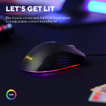 Trust GXT 924 Ybar+ Gamingmus Svart