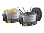 FRITEL Starter Deep Fryer / Fondue 1.5 liters Black/Gray/Silver FRITEL Starter Deep Fryer / Fondue 1.5 liters Black/Gray/Silver