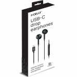 Celly UP1300 Stereoheadset Drop USB-C Svart Celly UP1300 Stereoheadset Drop USB-C Svart