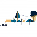 LightsOn Helix Pollare 73cm 560lm 3000K 8W Antracit