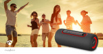 Nedis Bluetooth®-Speaker | Batterij 1 werkingstijd standaard verbruik: 240 min | Handheld Ontwerp | 30 W | Stereo | Ingebouwde microfoon | X5 | Koppelbaar | Zwart