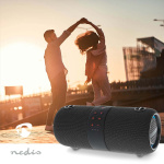Nedis Bluetooth®-Speaker | Maximale batterijduur: 6.5 uur | Handheld Ontwerp | 40 W | Stereo | Ingebouwde microfoon | IPX6 | Koppelbaar | Zwart
