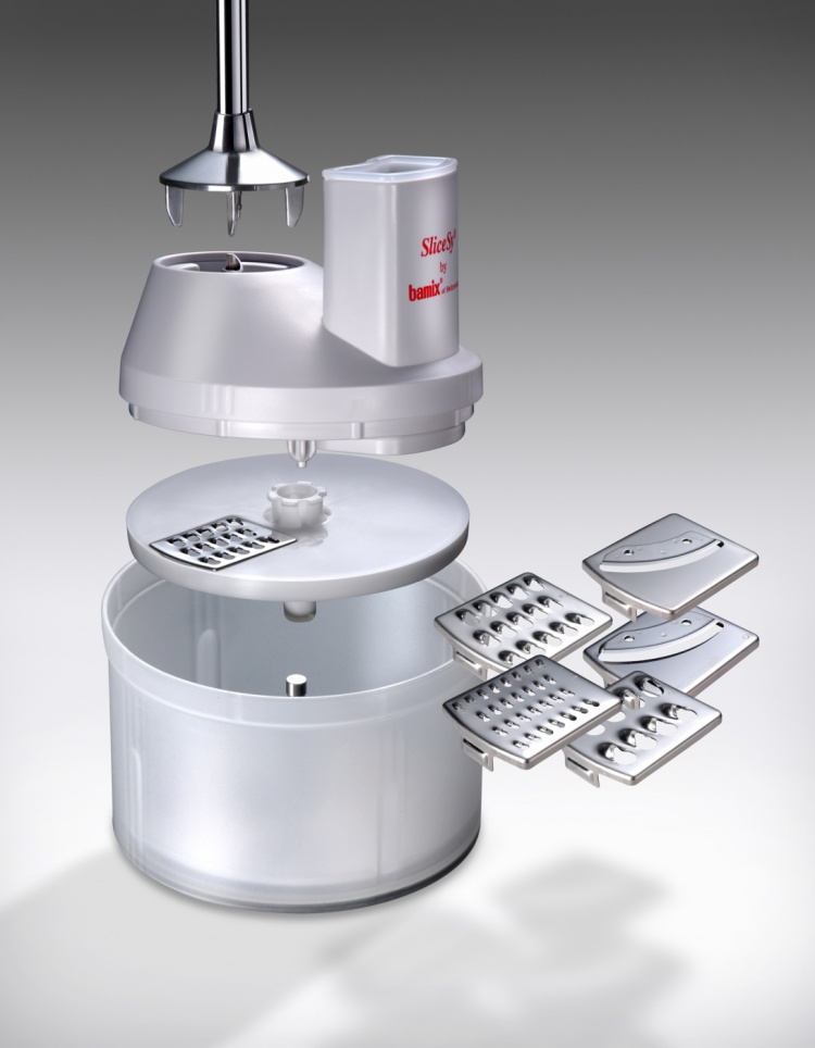 Bamix SliceSy attachment, grey