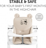 Hauck Alpha Cozy Select Disney barnstolsdyna, Nalle Puh Beige