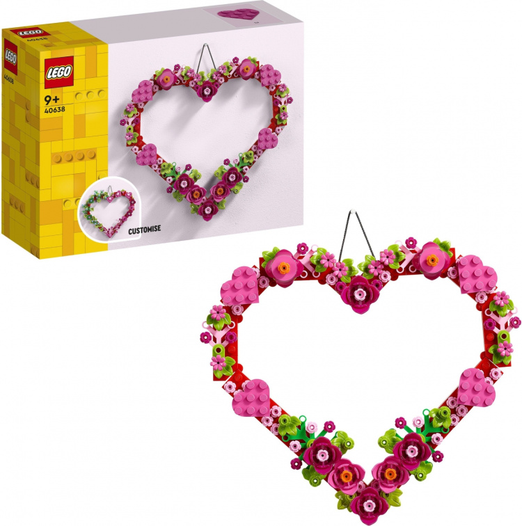 LEGO Iconic 40638 - Hjärtprydnad