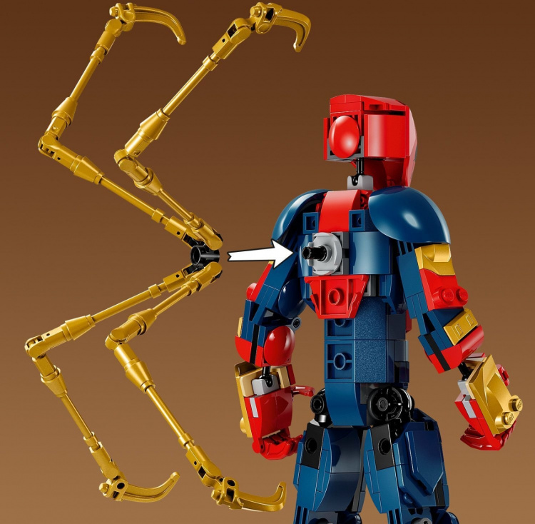 LEGO Super Heroes Marvel 76298 - Byggbar Iron Spider-Man-figur