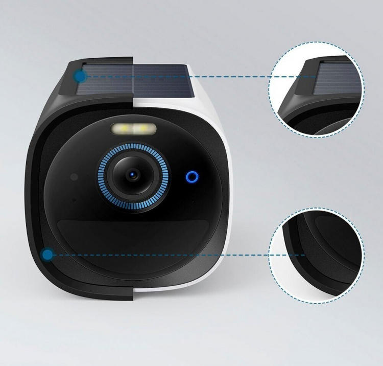 Anker Eufycam 3 skyddsfodral, svart, 2 st