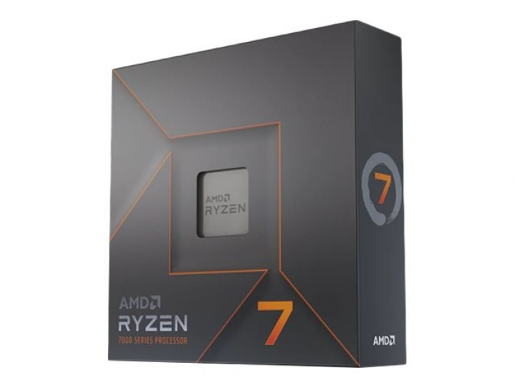 AMD CPU Ryzen 7 7700X 4,5 GHz 8 kärnor AM5 (WOF - med kylare)