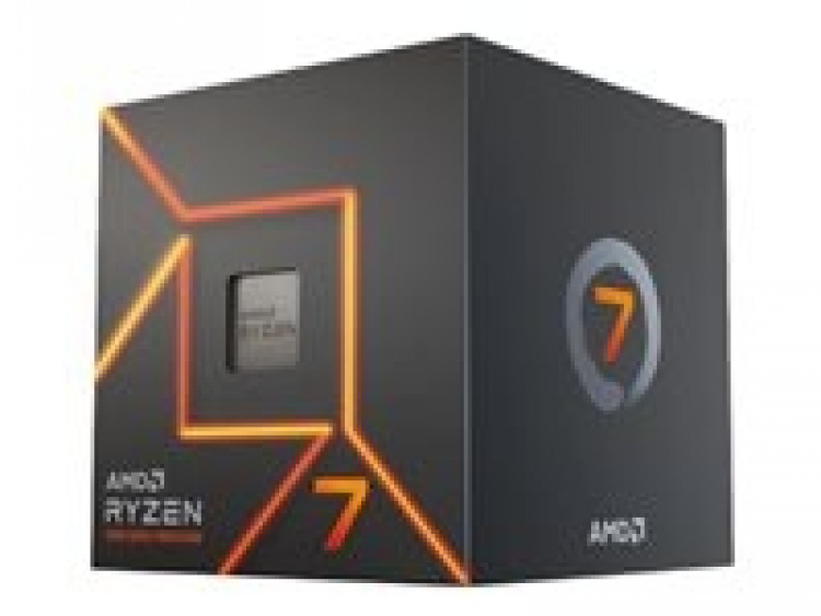 AMD CPU Ryzen 7 7700 3,8 GHz 8 kärnor AM5 (TRAY - med kylare)