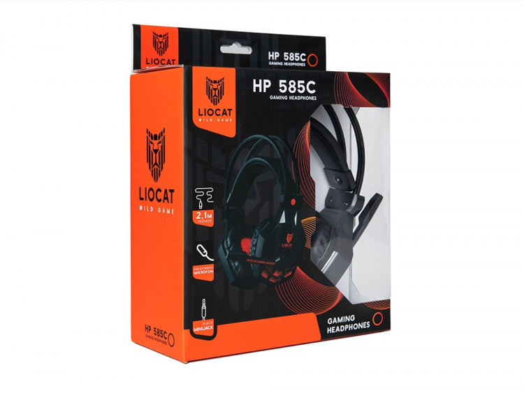 Liocat HP585C - Gaming Headset, zwart Liocat HP585C - Gaming Headset, zwart