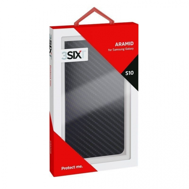 3SIXT Black Aramid Case - lämplig för Samsung Galaxy S10 3SIXT Black Aramid Case - lämplig för Samsung Galaxy S10