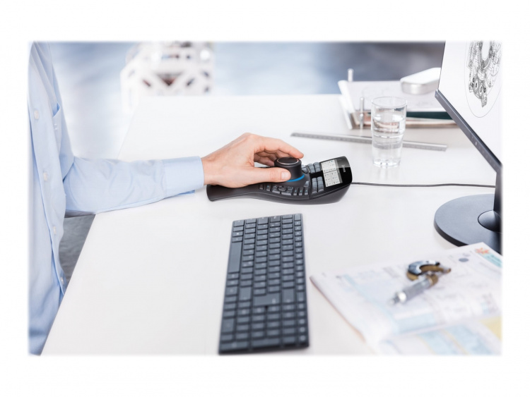 3Dconnexion SpaceMouse Enterprise-kabel Svart