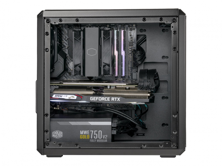 Cooler Master Q300L V2 Tower Micro-ATX Ingen strömförsörjning Svart