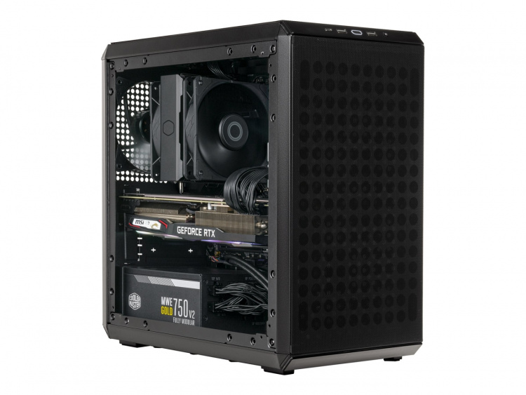 Cooler Master Q300L V2 Tower Micro-ATX Ingen strömförsörjning Svart
