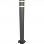 Llitt Nils Bollard Pollare 80cm E27-sockel IP44 Antracit