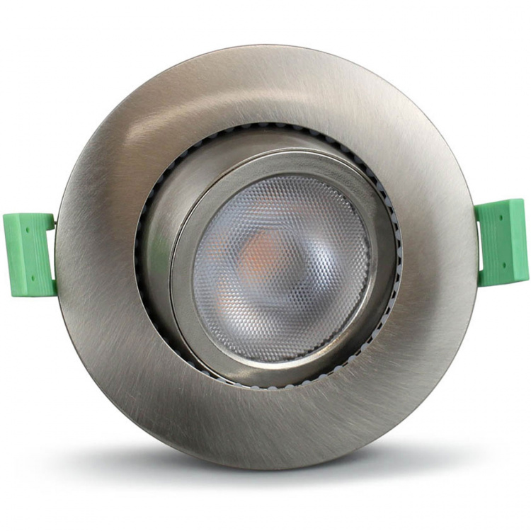 Llitt Ellen Infälld downlight Dim-to-Warm 520lm IP65 3-pack Borstad stål