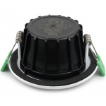 Llitt Lisa Dimbar Infälld downlight 3000K 600lm IP65 3-pack Vit