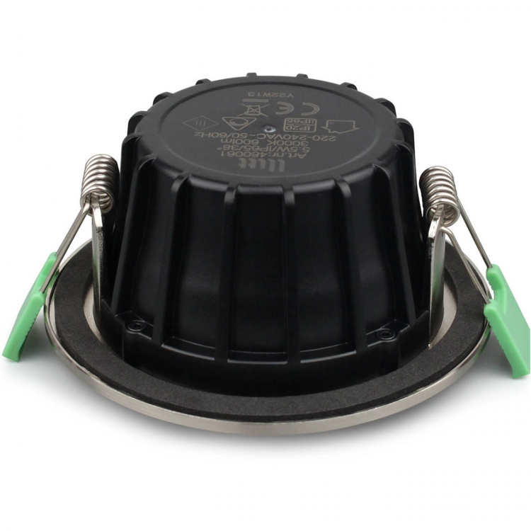 Llitt Lisa Dimbar Infälld downlight 3000K 600lm IP65 1-pack Borstad stål