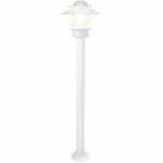 Llitt Stig Bollard Pollare 100cm E27-sockel IP44 Vit