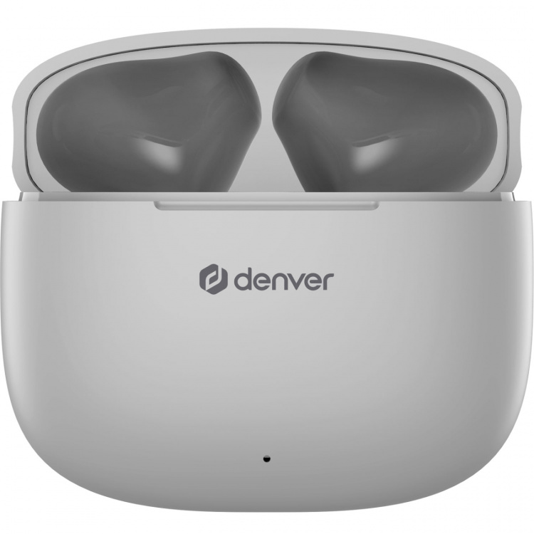 Denver TWE-48GR True wireless Bluetooth hörlur med laddetui