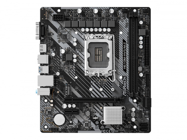 ASRock H610M-HVS/M.2 R2.0 Micro-ATX LGA1700 Intel H610 ASRock H610M-HVS/M.2 R2.0 Micro-ATX LGA1700 Intel H610