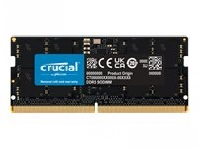 Crucial DDR5 16GB 4800MHz CL40 Non-ECC SO-DIMM 262-PIN