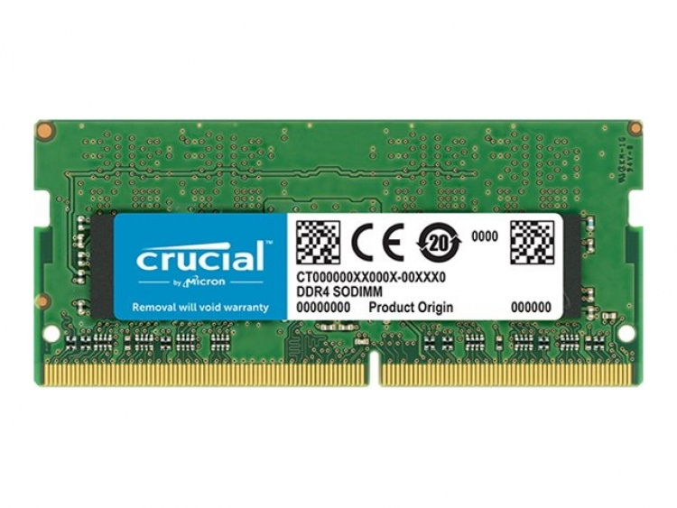 Crucial DDR4 32GB 3200MHz CL22 Non-ECC SO-DIMM 260-PIN