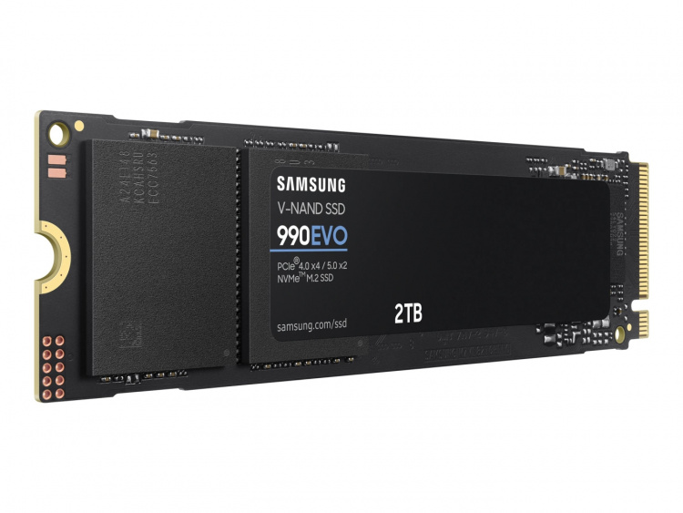 Samsung 990 EVO Solid state-drive MZ-V9E2T0BW 2TB M.2 PCI Express 4.0 x4 (NVMe) PCI Express 5.0 x4 (NVMe)