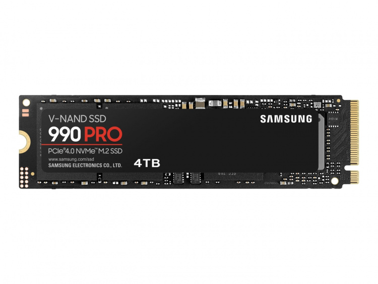Samsung 990 PRO Solid state-drive MZ-V9P4T0BW 4TB M.2 PCI Express 4.0 x4 (NVMe)