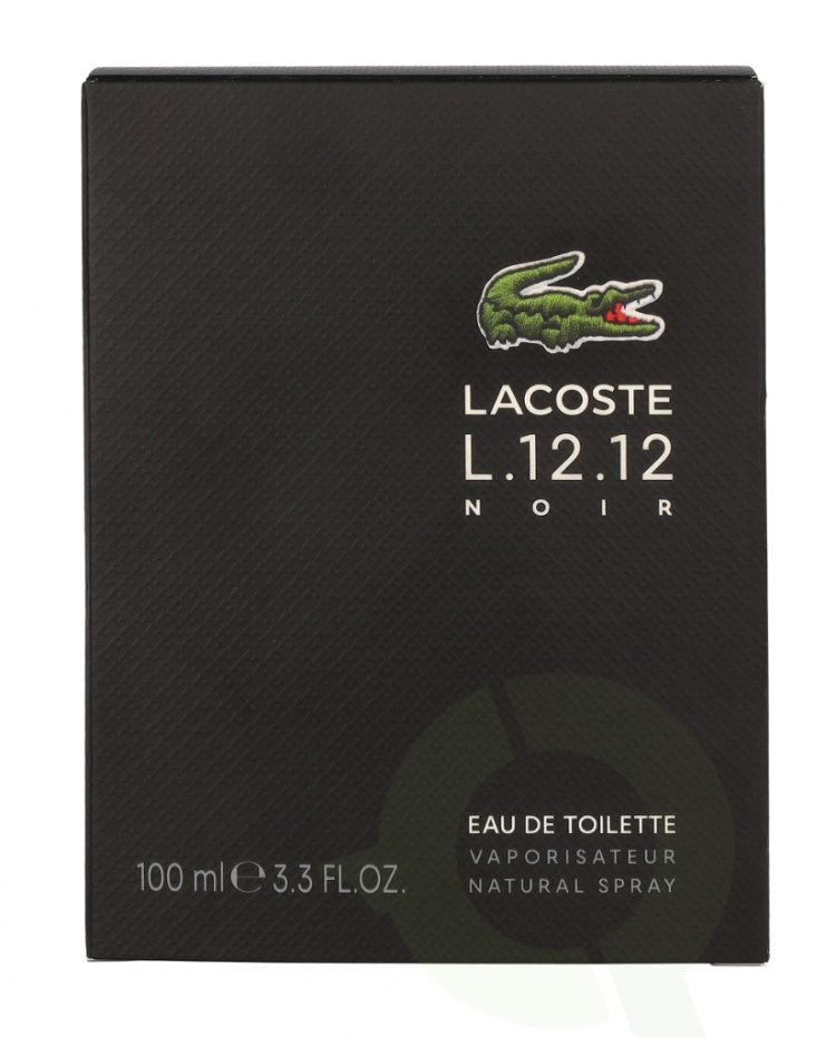 Lacoste E.D.L. L.12.12 Noir Edt Spray 100 ml