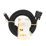 Nedis VGA-Kabel | VGA Male | VGA Male | Vernikkeld | Maximale resolutie: 1280x768 | 5.00 m | Rond | ABS | Zwart | Label