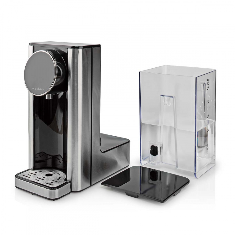 Nedis Heetwaterdispenser | 2600 W | 2.7 l | Aluminium / Zwart Nedis Heetwaterdispenser | 2600 W | 2.7 l | Aluminium / Zwart