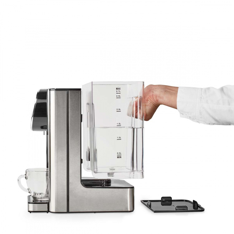 Nedis Heetwaterdispenser | 2600 W | 2.7 l | Aluminium / Zwart Nedis Heetwaterdispenser | 2600 W | 2.7 l | Aluminium / Zwart
