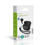 Nedis Volledig Draadloze Oordopjes | Bluetooth® | Maximale batterijduur: 16 uur | Aanraakbediening | Charging case | Draadloze oplaadcase | Ingebouwde microfoon | Ondersteuning voor spraakbesturing | Zwart Nedis Volledig Draadloze Oordopjes | Bluetooth® | Maximale batterijduur: 16 uur | Aanraakbediening | Charging case | Draadloze oplaadcase | Ingebouwde microfoon | Ondersteuning voor spraakbesturing | Zwart