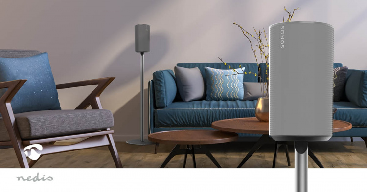 Nedis Speakerbeugel | Geschikt voor: Sonos® Era100 | Standaard | 3 kg | Vast | ABS / Metaal | Zwart