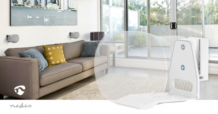 Nedis Speakerbeugel | Geschikt voor: Sonos® Era300 | Wand | 5 kg | Kantelbaar / Zwenken | Kantelbaar | Draaibaar | ABS / Metaal | Wit Nedis Speakerbeugel | Geschikt voor: Sonos® Era300 | Wand | 5 kg | Kantelbaar / Zwenken | Kantelbaar | Draaibaar | ABS / Metaal | Wit