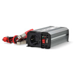 Nedis Omvormer Gemodificeerde Sinusgolf | Ingangsvoltage: 12 V DC | Apparaat stroomoutput: Type F (CEE 7/3) / USB-A | 230 V AC 50 Hz | 300 W | Piekvermogen: 600 W | Accuklemmen + Aansteker | Zilver Nedis Omvormer Gemodificeerde Sinusgolf | Ingangsvoltage: 12 V DC | Apparaat stroomoutput: Type F (CEE 7/3) / USB-A | 230 V AC 50 Hz | 300 W | Piekvermogen: 600 W | Accuklemmen + Aansteker | Zilver