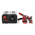 Nedis Omvormer Gemodificeerde Sinusgolf | Ingangsvoltage: 12 V DC | Apparaat stroomoutput: Type F (CEE 7/3) / USB-A | 230 V AC 50 Hz | 300 W | Piekvermogen: 600 W | Accuklemmen + Aansteker | Zilver Nedis Omvormer Gemodificeerde Sinusgolf | Ingangsvoltage: 12 V DC | Apparaat stroomoutput: Type F (CEE 7/3) / USB-A | 230 V AC 50 Hz | 300 W | Piekvermogen: 600 W | Accuklemmen + Aansteker | Zilver