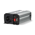 Nedis Omvormer Gemodificeerde Sinusgolf | Ingangsvoltage: 12 V DC | Apparaat stroomoutput: Type F (CEE 7/3) / USB-A | 230 V AC 50 Hz | 300 W | Piekvermogen: 600 W | Accuklemmen + Aansteker | Zilver Nedis Omvormer Gemodificeerde Sinusgolf | Ingangsvoltage: 12 V DC | Apparaat stroomoutput: Type F (CEE 7/3) / USB-A | 230 V AC 50 Hz | 300 W | Piekvermogen: 600 W | Accuklemmen + Aansteker | Zilver