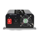 Nedis Omvormer Pure Sinusgolf | Ingangsvoltage: 12 V DC | Apparaat stroomoutput: Type F (CEE 7/3) / USB-A / 1x USB-C™ | 230 V AC 50 Hz | 1000 W | Piekvermogen: 2000 W | Screw Terminal | Zuivere Sinusgolf | Zekering | Zwart