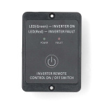 Nedis Omvormer Pure Sinusgolf | Ingangsvoltage: 24 V DC | Apparaat stroomoutput: Type F (CEE 7/3) / USB-A / 1x USB-C™ | 230 V AC 50 Hz | 1000 W | Piekvermogen: 2000 W | Screw Terminal | Zuivere Sinusgolf | Zekering | Zwart