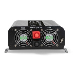 Nedis Omvormer Pure Sinusgolf | Ingangsvoltage: 12 V DC | Apparaat stroomoutput: Type F (CEE 7/3) / USB-A / 1x USB-C™ | 230 V AC 50 Hz | 2000 W | Piekvermogen: 4000 W | Screw Terminal | Zuivere Sinusgolf | Zekering | Zwart