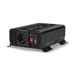 Nedis Omvormer Pure Sinusgolf | Ingangsvoltage: 12 V DC | Apparaat stroomoutput: Type F (CEE 7/3) / USB-A / 1x USB-C™ | 230 V AC 50 Hz | 300 W | Piekvermogen: 600 W | Screw Terminal | Zuivere Sinusgolf | Zekering | Zwart