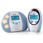 Alecto DBX-88 ECO Full Eco DECT babyfoon met display wit/blauw
