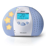 Alecto DBX-88 ECO Full Eco DECT babyfoon met display wit/blauw