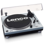 Lenco L-3809ME Direct drive platenspeler met USB / PC Codering Metallic blauw