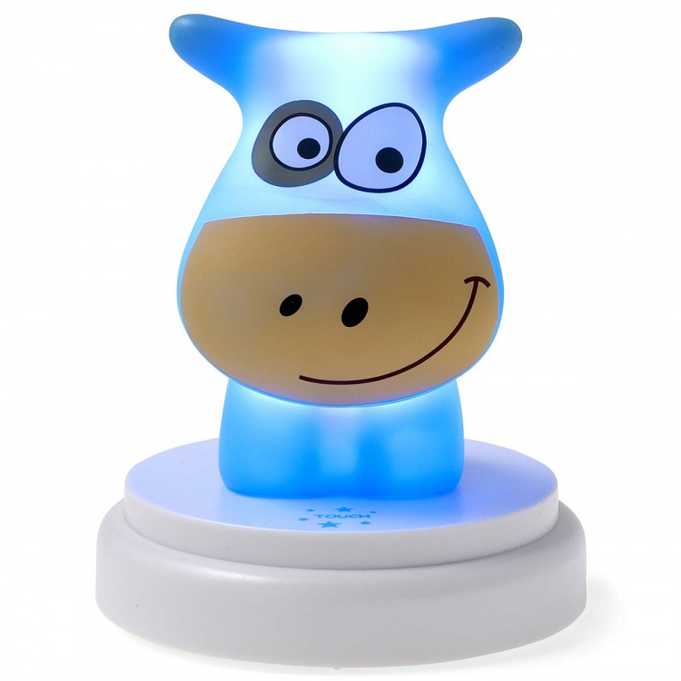 Alecto NAUGHTY COW LED nachtlampje koe blauw